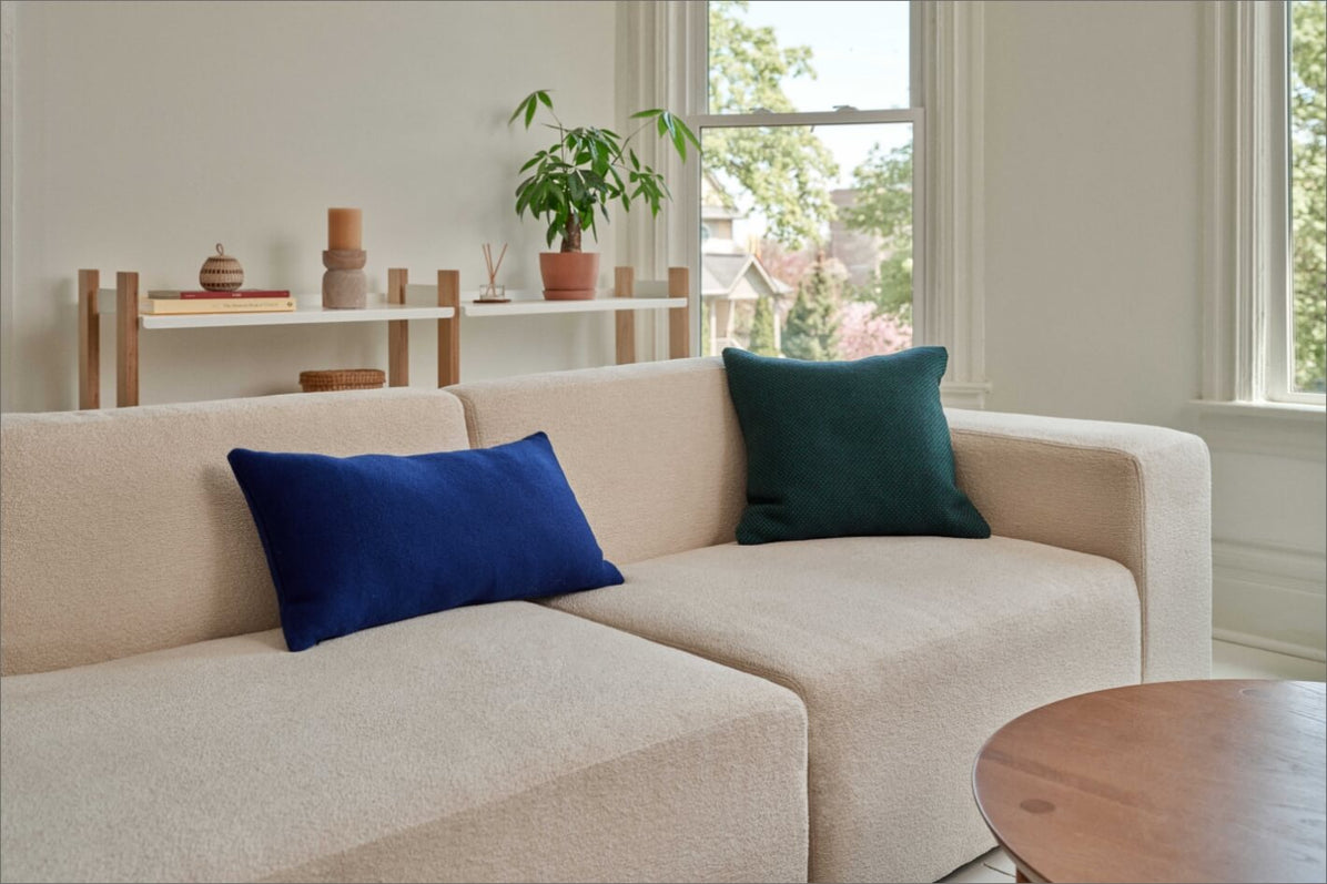 The Floyd Three-Piece Form Sectional in lifestyle shot